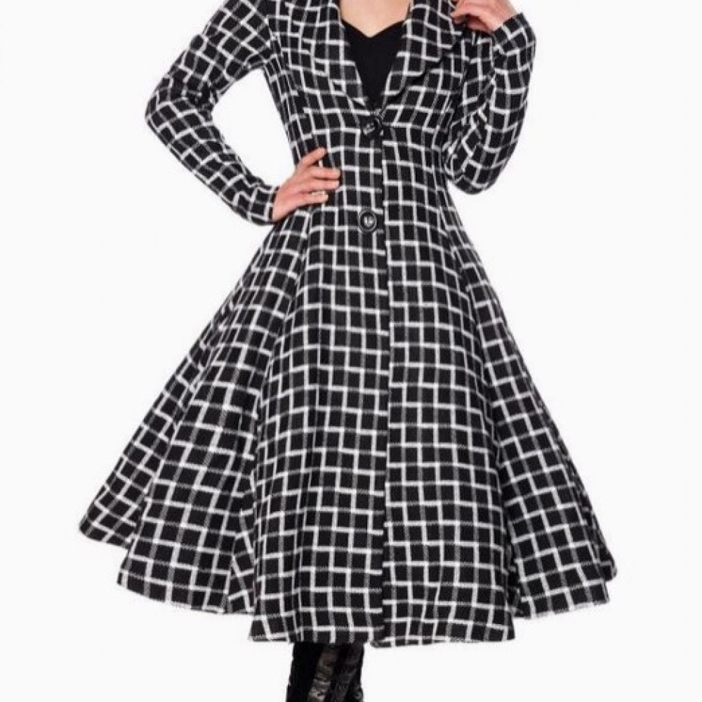 Manteau Noir et Blanc
