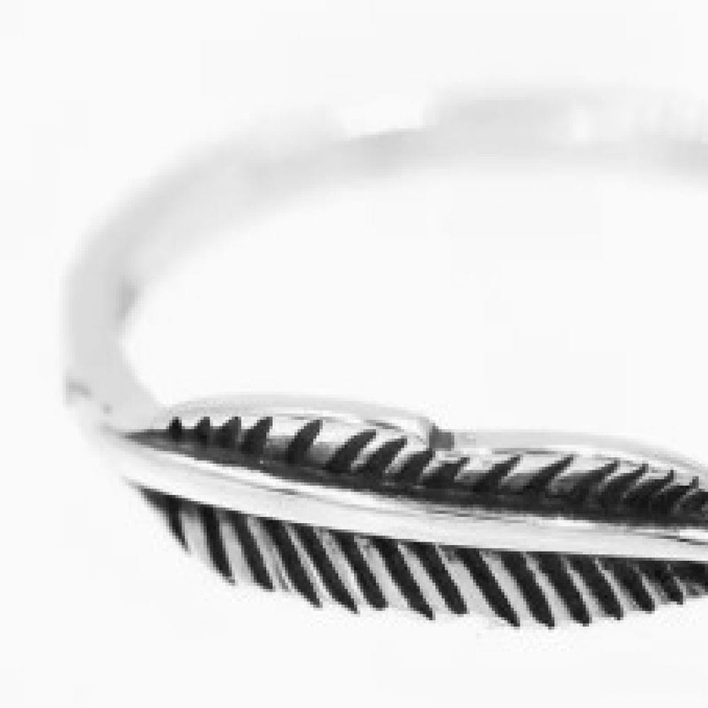 Bague Argent Plume AW